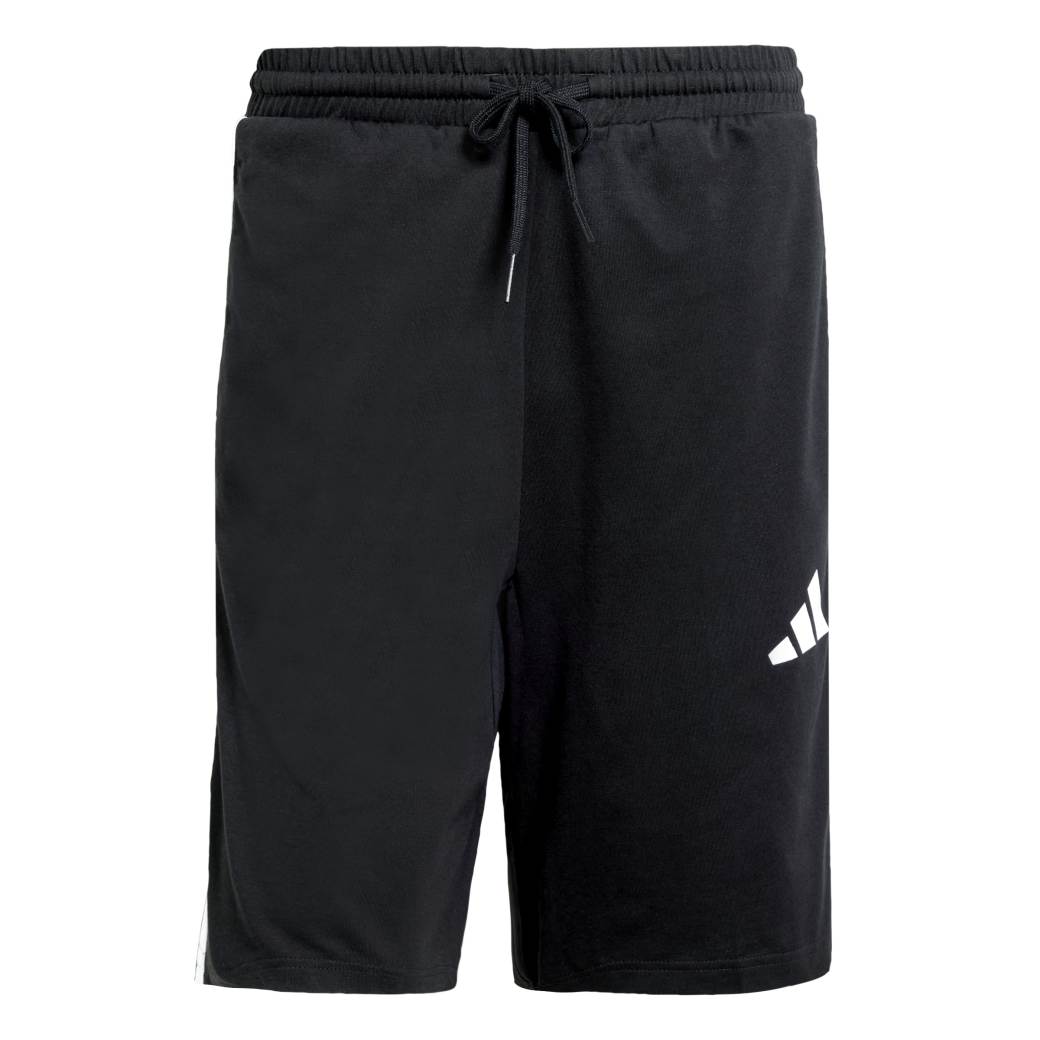 Adidas Bermuda JE6405 M 3 STRIPES ALONGADO BlackWhite Algodao -6-